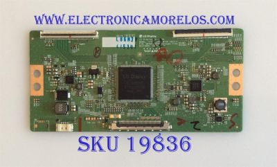 T-CON PARA TV LG / NUMERO DE PARTE 6871L-4153A / 6870C-0552B / 6870C-0552A / PANEL NC430EGE / LC430EGE-FHM1 / DISPLAY LC430EGY (SH)(A1) / MODELOS 43UF6430-UB  / 43UF6430-UB BUSYLJR / 43UF6900-UC / 43UF6900-UC.BWMYLJR