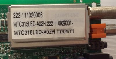 MAIN / WESTINGHOUSE / 222-111005001 / MSAV2601-ZC26-01(A) / 303C3207073 / 222-111020006 / PANEL T315XW04 V.8 / MODELO LD-3240 TW-63811-A032C - Imagen 3