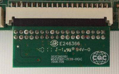 MAIN / WESTINGHOUSE / 222-111005001 / MSAV2601-ZC26-01(A) / 303C3207073 / 222-111020006 / PANEL T315XW04 V.8 / MODELO LD-3240 TW-63811-A032C - Imagen 2