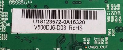MAIN PARA TV VIZIO 4K UHD SMART TV / NUMERO DE PARTE T.MT5597.U761 / 191E44472A / PANEL  V500DJ6-D03 REV.CW / MODELOS V505-H9 / V505-G9 / V505-G9 LINIXX / V505-G9 LIAIXX / ((NOTA IMPORTANTE:CHECAR QUE EL PANEL Y MODELO QUE CORRESPONDA CON SU TELEVISION)) - Imagen 3