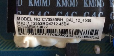MAIN / FUENTE (COMBO) / PROSCAN 75H0677 / CV3553BH-Q42 / CV3553BH_Q42_12_4509 / AE0010827 / PANEL LSC400HN05 / MODELO PLDED4016A - Imagen 2