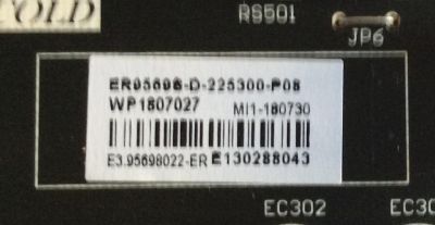 FUENTE DE PODER PARA TV RCA / NUMERO DE PARTE AE0050456 / ER9569S REV:1.0 / ER9569S-D-225300-P08 / PANEL HV650QUB-N90 / MODELO RNSMU6536 - Imagen 3