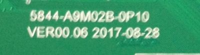 MAIN PARA TV RCA / NUMERO DE PARTE AE0011597 / 5844-A9M02B-0P10 VER00.06 / D65RWB714-U-A-I / PANEL HV650QUB-N90 / MODELOS RNSMU6536 / RNSMU5036 - Imagen 4