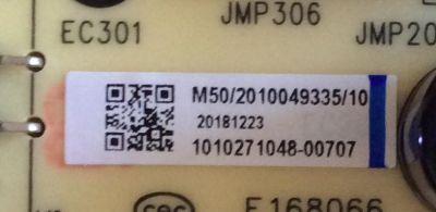 FUENTE DE PODER / JVC 1010271048 / 20181223 / TV5502-ZC02-01 / E168066 / M50/2010049335/10 / E021M003-Y1 / PANEL LSC650FN04 / MODELO LT-65MA877 - Imagen 2