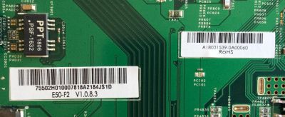 MAIN / VIZIO 755.02H01.0007 / 748.02H01.0011 / 75502H020007 / L7118-1 / TED.SX7.EB761 D17507 / A18031539 / PANEL T500QVN03.7 / MODELO E50-F2 LWZ2WYMU - Imagen 4