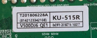 MAIN / FUENTE (COMBO) / SCEPTRE T201806228A / TP.MS3458.PC758 / C18076228 / KU-515R / PANEL V500DJ6-QE1 / MODELO W50  - Imagen 2