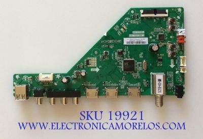 MAIN HITACHI / 02-SW2H2A-C030000 / J18092321 / T.MS3553.785 / 1MS553A0 / 55D1290 / PANEL LVF550CSDX / MODELO 55E31 