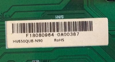 MAIN / SHARP / F18080964 / T.MS3686T.U701 / HV650QUB-N90 / HU65A6101U / 233331 / E180811 / PANEL HD650S1U71 /S0/GM/ MODELO LC65Q6020U  - Imagen 2