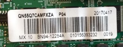 MAIN / SAMSUNG BN94-12284A / BN41-02572A / BN97-122396D / PANEL CY-XM055FLAV2H / SUSTITUTAS BN94-11487K / BN94-11488F / BN94-12660K / BN94-12660V / MODELOS QN55Q7CDMFXZA / QE55Q8CAMTXTK / QA55Q7CAMRXTW / QN55Q7CAMFXZA AA01 / MAS MODELOS EN DISCRIPCION - Imagen 2