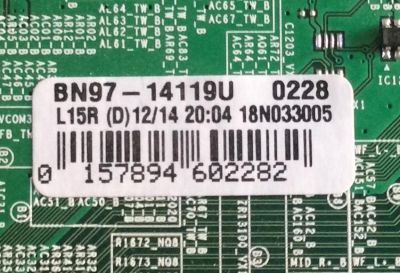 MAIN ORIGINAL PARA TV SAMSUNG / NUMERO DE PARTE BN94-12928P / BN41-02636A / BN97-14119U / PANEL CY-SN075FLLV2H / CY-SN075FLLV4H / DISPLAY LSF750FF05-N01 / MODELOS UN75NU8000FXZC / UN75NU800DFXZA / UN75NU800DFXZA FB03 / UN75NU800DFXZA FA03 / UN75NU8000FXZA - Imagen 2