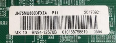 MAIN / SAMSUNG / BN94-12576B / BN97-13538T / BN41-02570B / PANEL  CY-KM075FLLV9H / MODELO UN75MU800DFXZA FB03 - Imagen 2