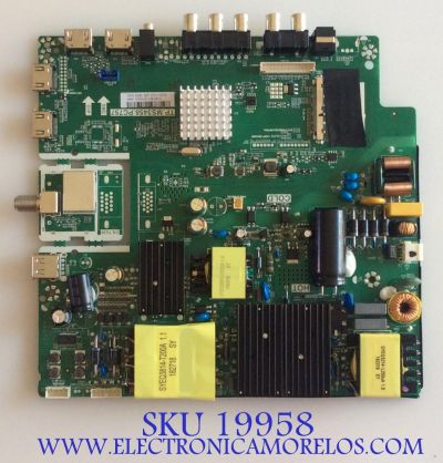 MAIN / FUENTE (COMBO)/ RCA / AE0011138 / TP.MS3458.PC757 /  A18073841 / B18073696 /  JE0DZ1C0252 / PANEL JE601R3HB3L / MODELO RTU6050