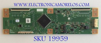 T-CON / RCA / RUNTK033AFVYH / 1P-0171X00-40SB / C-SE6H025743 / E253117 / PANEL JE601R3HB3L / MODELO RTU6050