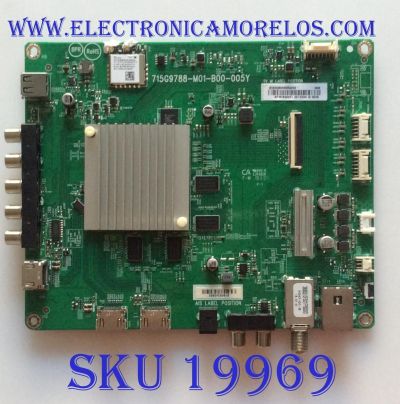 MAIN / VIZIO / 756TXICB0QK0020 / 715G9788-M01-B00-005Y / XHCB02K022520X / S1808245885 / PANEL TPT650UA-QVN06.U   REV:S300AH / MODELO D65-F1 