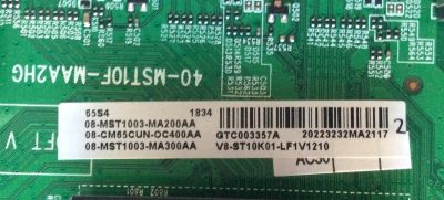 MAIN / TCL / 08-CM65CUN-OC400AA / 40-MST10F-MAA2HG / 08-MST1003-MA300AA / V8-ST10K01-LF1V1210 / PANEL LVU650NDEL / DISPLAY V650DJ4-QS5 / MODELOS 65S4 / 65S421 - Imagen 2