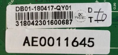 MAIN / RCA / AE0011645 / LD.M3458.A / DB01-180417-QY01 / MODELO RTU6049  - Imagen 3
