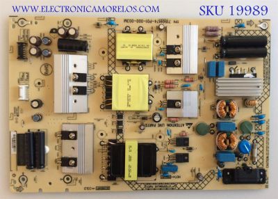 FUENTE DE PODER / ADTVI2018AA9 / 715G9174-P01-000-003M / (X)ADTVI2018AA9 / PANEL TPT650J1-QUBN90.K   REV:98POE / MODELO E65-F1 LTMUWVLU