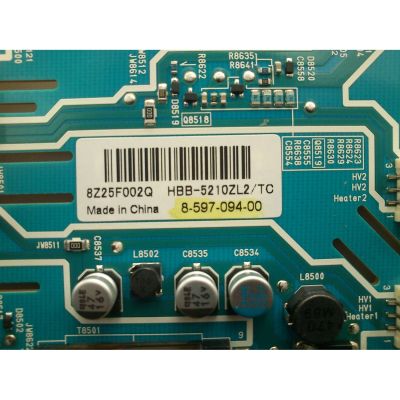 BACKLIGHT INVERSOR ZL2 / SONY  8-597-094-00 /  1-878-650-11 /   MODELO KDL-52VE5 - Imagen 2