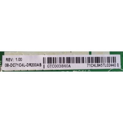 LED DRIVER PARA TV TCL / NUMERO DE PARTE 08-DC71C4L-DR200AB / 40-DC700L-DRB4LG / DDC7 / V8-ST10K06-LC1V004 / J2170810FB187SK / H07804PNE41B2 / PANEL LVU650NDBL SD9W00 V1 / MODELOS 65R615 / 65R617 / 65R625 - Imagen 4