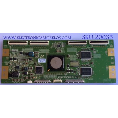 T-CON / LJ94-02309L / 40/46/52HFMC6LV0.3 / 75014316 / PARTES SUSTITUTAS LJ94-03145B / 75013034 / 75014323 / LJ94-02306E / LJ94-02306F / LJ94-02306G / LJ94-02506C / LJ94-02506D / LJ94-03145A / PANEL LTA460HE01 / MODELOS 46XV540U / 46XV545U