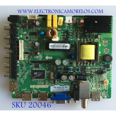 MAIN/FUENTE (COMBO)/UPSTAR/N13101662/TP.MS3393.P86/82.2000026/PANEL BOE  HV320WX2-201/ MODELO P32EWX6