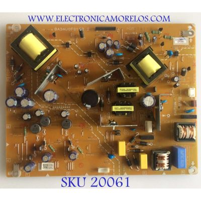 FUENTE DE PODER / MAGNAVOX / A3AQ0MPW-001 / BA3AU0F0102 2 / A3AQAMPW / A3AQA-MPW / PANEL U3GQ0XH / MODELOS 46ME313V/F7 DS1 / 46ME313V/F7 DS3