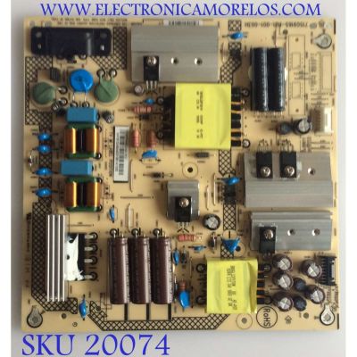 FUENTE DE PODER / VIZIO / ADTVH1812AB4 / 715G9165-P01-001-003H / (Q)ADTVH1812AB4 / PANEL TPT430U3 -QVN03.U REV.S0B0J / MODELOS E43-F1 LTMWWTLU / E43-F1 LTMWWTMU / E43-F1 LTTWWTKU