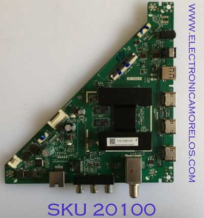 MAIN PARA TV TOSHIBA HD SMART TV / NUMERO DE PARTE CN2T10000004ID / TD.T950.61 / CN2T10000004IDWALMI / K430WDRC-UD300 / PANEL K430WDRB / DISPLAY T430HVN01.2/ MODELO 43LF421U19 / 43LF421U19 REV.A