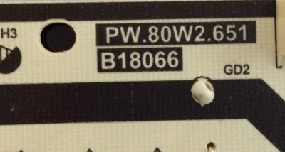 FUENTE DE PODER PARA TV TOSHIBA HD SMART TV / NUMERO DE PARTE 1T92000006I / PW.80W2.651 / CN-1T92000006I-DWALM / B18066 / K430WDRC-UD300 / PANEL K430WDRB / MODELO 43LF421U19 / 43LF421U19 REV.A - Imagen 4