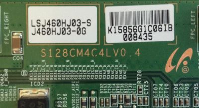 T-CON PARA TV SAMSUNG / NUMERO DE PARTE LJ94-15856G / S128CM4C4LV0.4 / 15856G / LSJ460HJ03-S / SUSTITUTAS BN96-16447A / 15974F / 16584B / 16448A / 00498B / 16587C / 00496B / 16491A / 00497A / 00498A / 15891J / 00495A / 00497B / MODELO UN46D600 / UN46D630 - Imagen 2