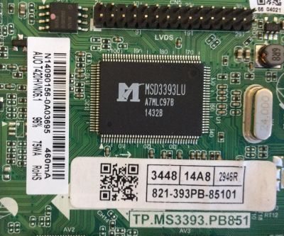 MAIN /FUENTE / (COMBO) / WESTINGHOUSE / 821-393PB-85101 / CN.P8F42.01 / TP.MS3393.PB851 / N14090156 / 344814A82946R / 821-CNP8F-42001 / PANEL T420HVN06.1 / MODELO 42" - Imagen 2