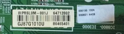 MAIN / LG / EBT65205202 / EAX67910507 / 64712802 / 86465401 / 81PRSLOM-001J / PANEL LC490EQG(FL)(M3) / MODELO 49K8000PUA.AUSWLJR - Imagen 2