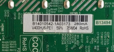 MAIN / FUENTE / (COMBO) / WESTINGHOUSE / B14010542 / TP.MS3393.PB851 / PANEL V400HJ6-PE1 / MODELO DWM40F1Y1 - Imagen 2