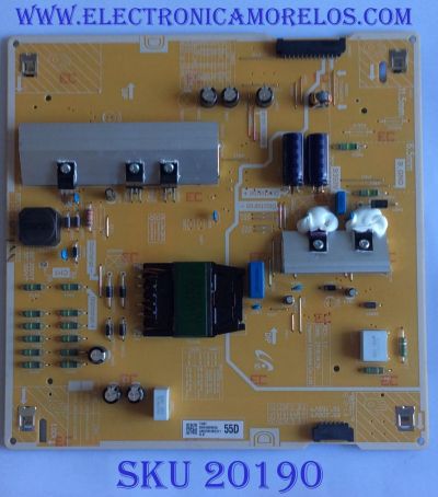 FUENTE DE PODER / SAMSUNG / BN44-00959A / BN4400959A / L55F6 NHS / PANEL CY-QR055FGLV1H / MODELOS QN55LS03RAFXZA FA01 UN55LS03NAFXZA