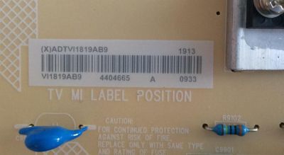 FUENTE DE PODER PARA TV VIZIO / NUMERO DE PARTE ADTVI1819AB9 / 715GA050-P01-001-003M / (X)ADTVI1819AB9 / PANEL'S TPT500U1 -QVN03.U REV:SFB1A /TPT500U1-QVN03.U REV:SFB1C MODELOS M507-G1 LTMWQHKV / M507-G1 LTCWQHNV - Imagen 2