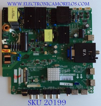 MAIN  FUENTE  (COMBO)  SCEPTRE / W55 UXTV58FE / C18076301 / TP.MS3458.PC758 / 8142123342088 / T201806301A / HV550QUB B21 / U550CV-UMR / PANEL CN55XB621 / MODELO  W55 UXTV58FE