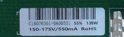 MAIN  FUENTE  (COMBO)  SCEPTRE / W55 UXTV58FE / C18076301 / TP.MS3458.PC758 / 8142123342088 / T201806301A / HV550QUB B21 / U550CV-UMR / PANEL CN55XB621 / MODELO  W55 UXTV58FE - Imagen 3