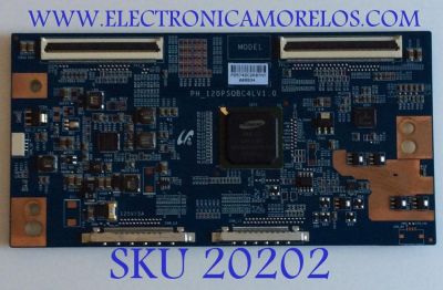 T-CON / RCA / LJ94-25742C / PH_120PSQBC4LV1.0 / PANEL LSC550HVV02-QYE / MODELO LED55C55R120Q