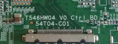 T-CON / TOSHIBA / 55.54T05.C01 / 5554T05C01 / T546HW04 / 54T04-C01 / PANEL T546HF01 V.0 XXXXG / MODELO 55SL417U - Imagen 3