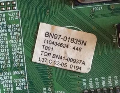 MAIN / SAMSUNG / BN94-01518N / BN97-01835N / BN41-00937A / PANEL LTA400HT-L06 / MODELOS LNT4065FX/XAA / LNT4065FX/XAC SX08 / LNT4065FX/XAC SX07 - Imagen 4