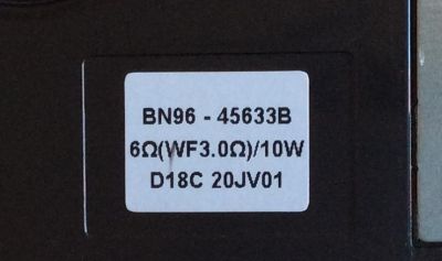 BOCINAS PARA TV / SAMSUNG / BN96-45633B / BN63-17497X001 / MODELOS UN75NU800D / UN65NU720DF - Imagen 2