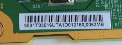 T-CON / SAMSUNG / 5531T03016 / 05A30-1A / PANEL T315XW02 V0 / MODELO LE32R72 - Imagen 2