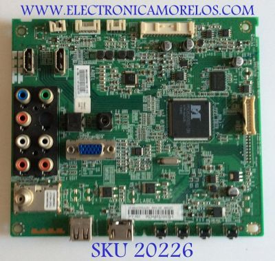 MAIN / TOSHIBA / 75033546 / SRI32T VTV-L32615 / 461C5Y51L91 / 431C5Y51L91 / PANEL C320LD-DF63 Rev. 1B / DISPLAY V320BJ6-PE1 / MODELO 32L1350U