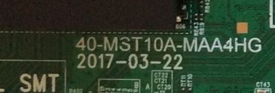 MAIN HITACHI M8-T10NA12-MA200AA  / X490277 / 40-MST10A-MAA4HG / V8-ST10K01-LF1V001 / M8-T10NA12-MA200AA / PANEL LVU650LGDX E1 V41 / MODELO 65R80 - Imagen 3