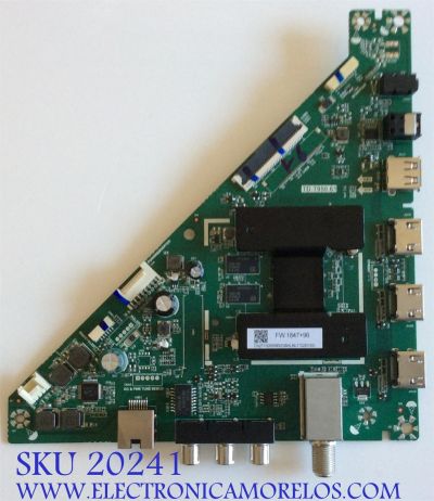 MAIN / TOSHIBA / 78V0F000020 / H19030287 / TD.T950.61 / FW:1847+96 / PANEL U320DH05 TT105 / MODELO 32LF221U19