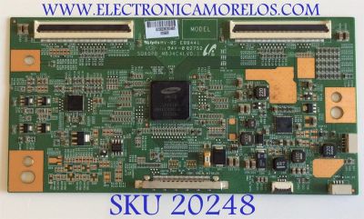 T-CON / HITACHI / LJ94-25820K / SQ60PB_MB34C4LV0.1 / PANEL LTA480HQ01-C01 / MODELO LE48W806