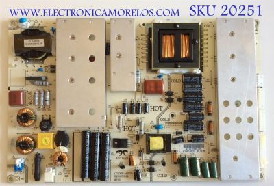 FUENTE DE PODER / COBY / AY200P-4SF01 / 3BS0030514 / AY1216A66166 / PANEL V500HJ1-LE1 REV.C3 / MODELO LEDTV5028
