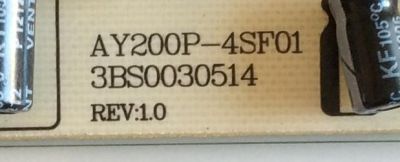FUENTE DE PODER / COBY / AY200P-4SF01 / 3BS0030514 / AY1216A66166 / PANEL V500HJ1-LE1 REV.C3 / MODELO LEDTV5028 - Imagen 3
