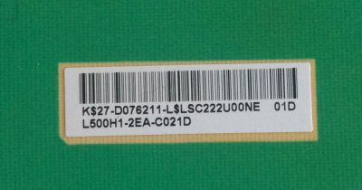 LED DRIVER / COBY / 27-D076211 / L500H1-2EA / PANEL V500HJ1-LE1 REV.C3 / MODELO LEDTV5028 - Imagen 3