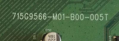 MAIN PARA TV INSINGIA 4K·UHD·HDR ((FIRE TV)) / NUMERO DE PARTE XICB01K014 / 715G9566-M01-B00-005T / (X)XICB01K014030X / PANEL TPT550U1-QVN05.U REV:S57B0U / TPT550U2-D077.L RE:S21A / DISPLAY T550QVN05.7 / MODELO NS-55DF710NA19 - Imagen 2